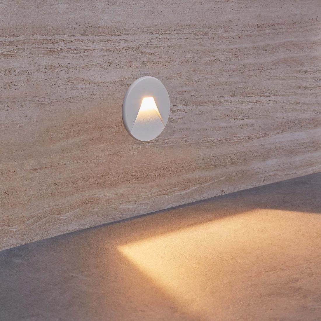 round shape  recessed indoor led step light