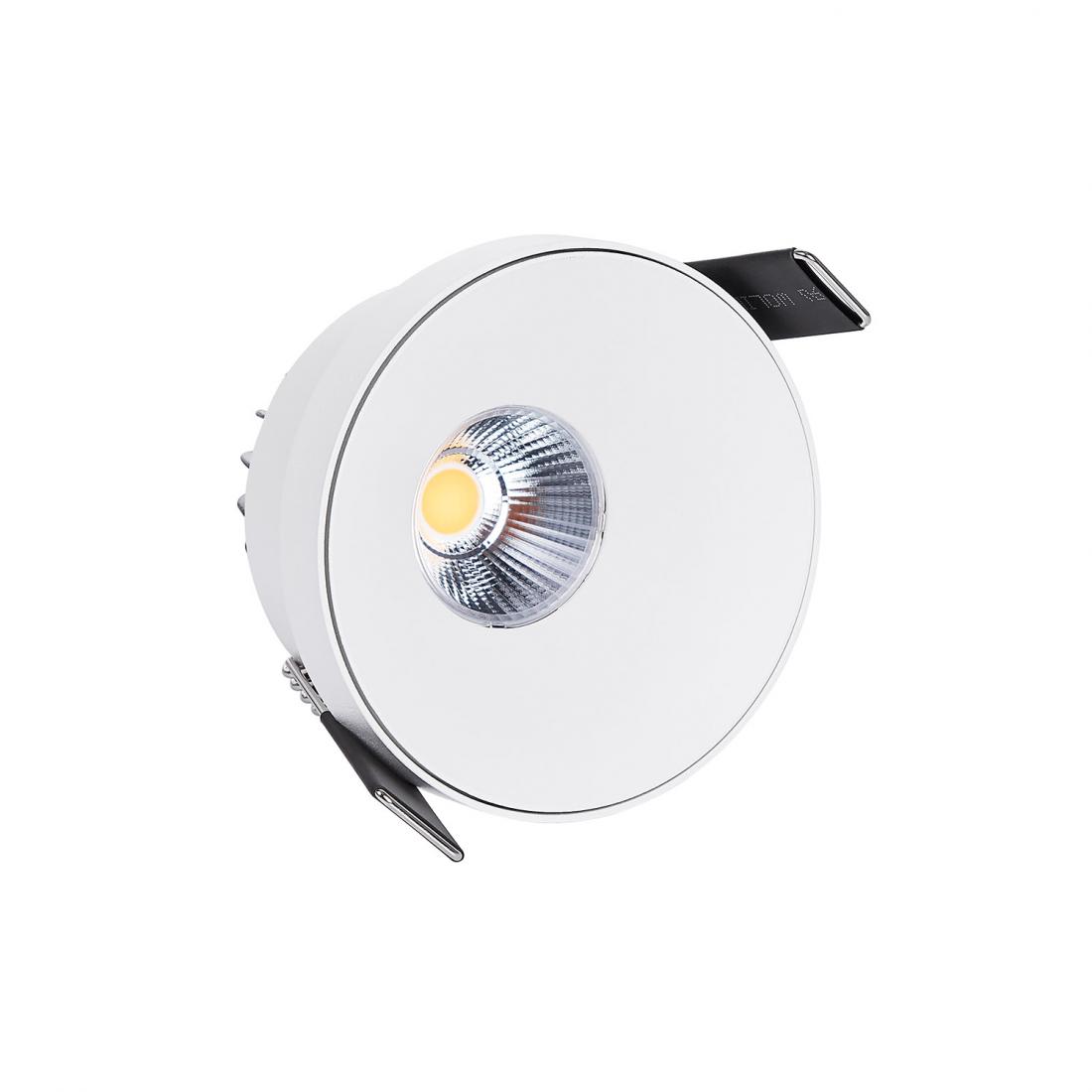 Commercial 3000k white color led round recessed downlight
