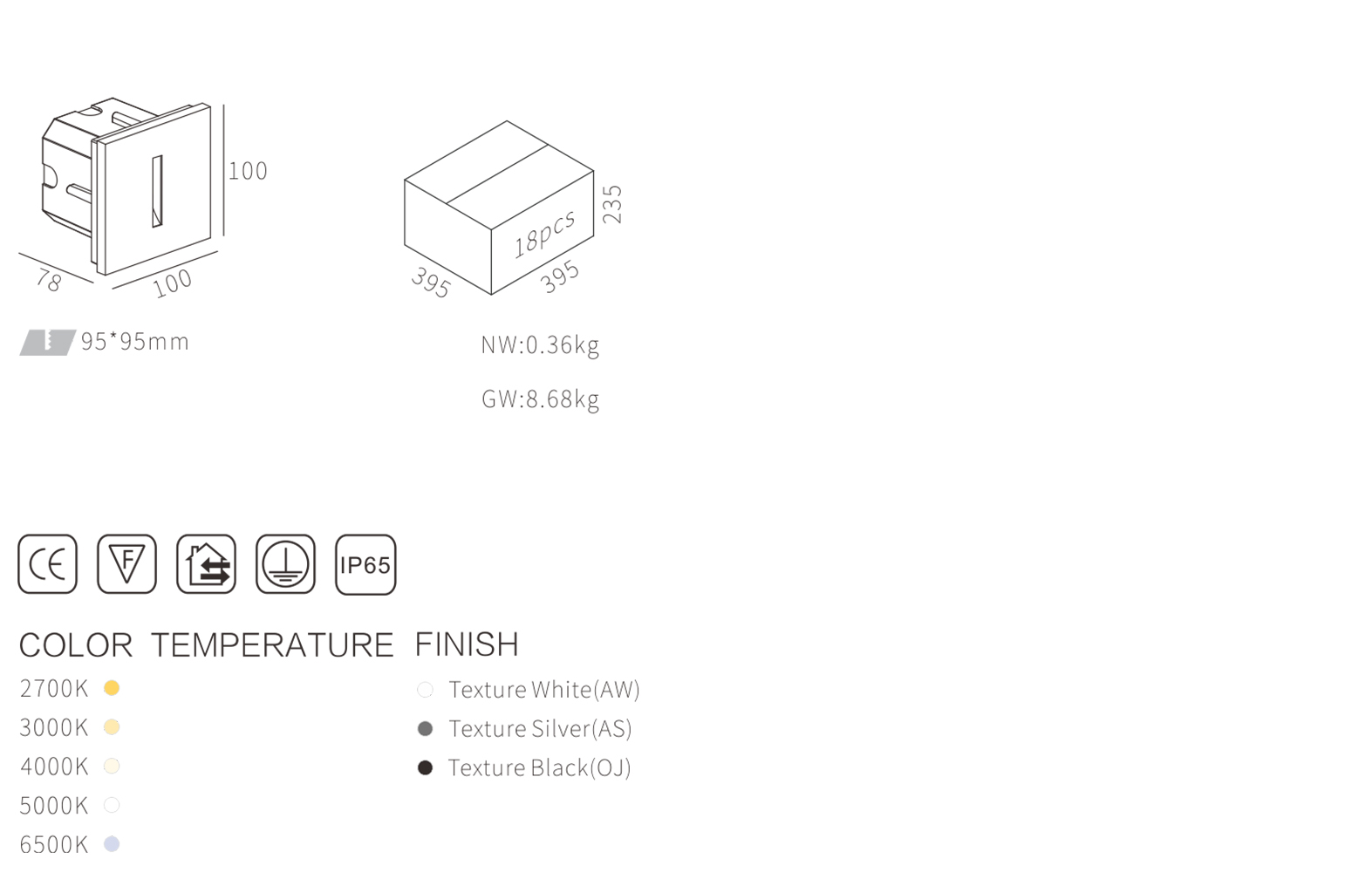 led wall light