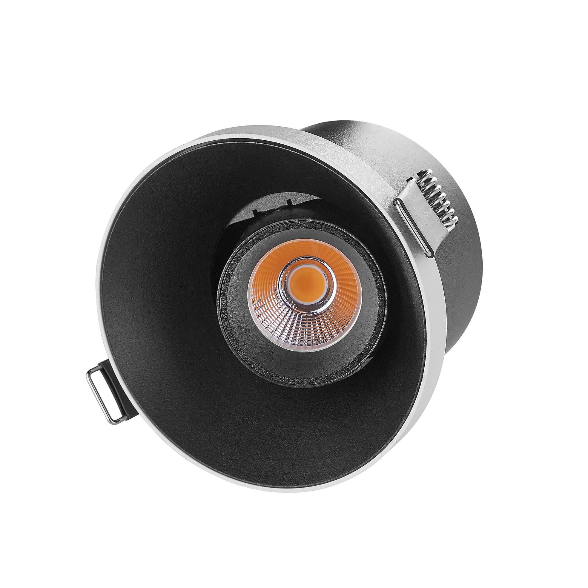 7W led adjustable recessed spot downlight