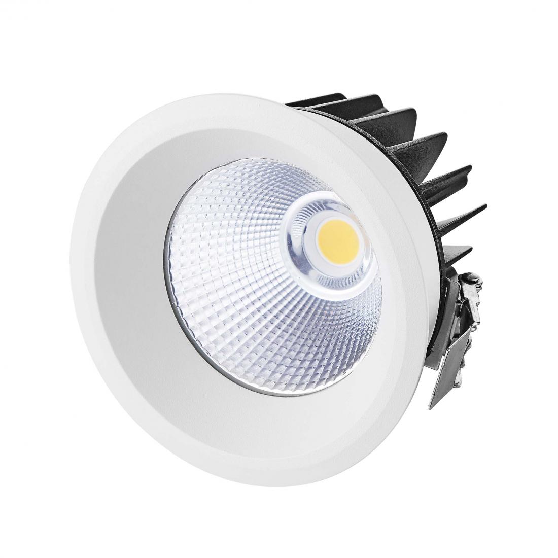 High CRI IP44 Fixed 15W COB LED Downlight