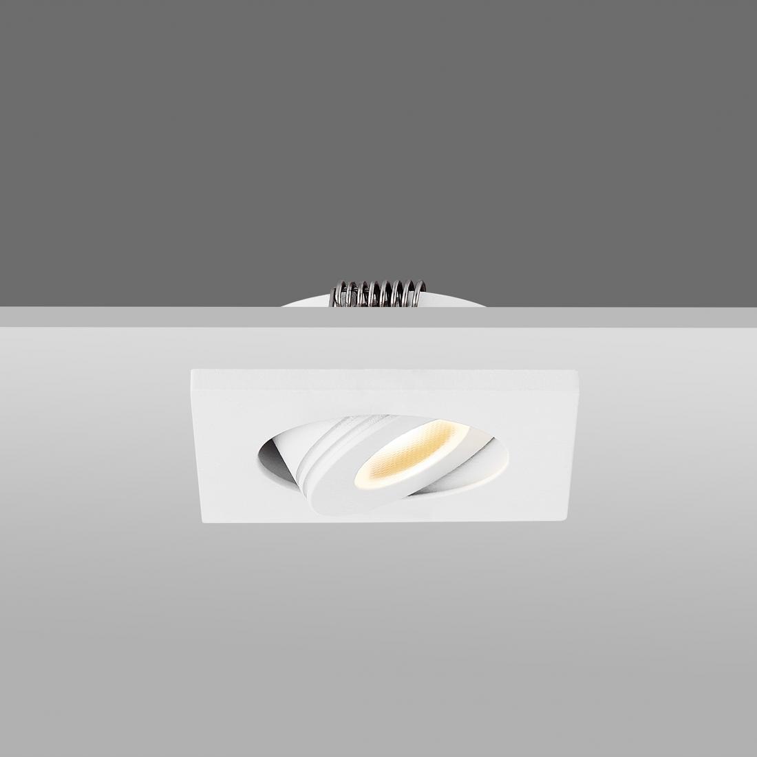 Commercial Square 3W COB LED Mini Bathroom Downlight 