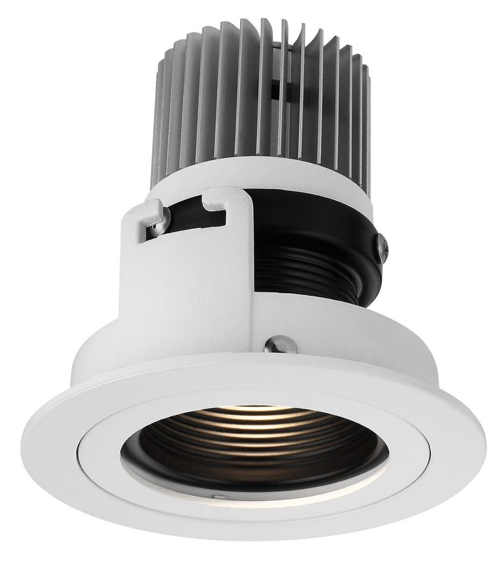 Round 10w Recessed Aluminum commercial downlight