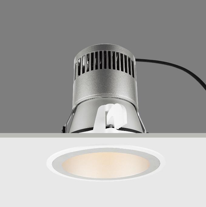 15W fixed LED BAW recessed down light