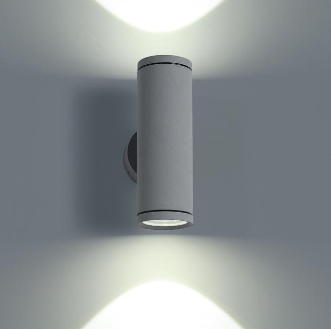 Outdoor IP54 Decorative Waterproof Cylinder LED Up And Down Wall Light 