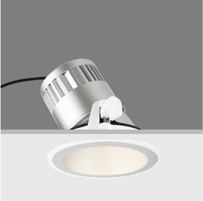 20W COB LED BAW recessed Wallwasher light