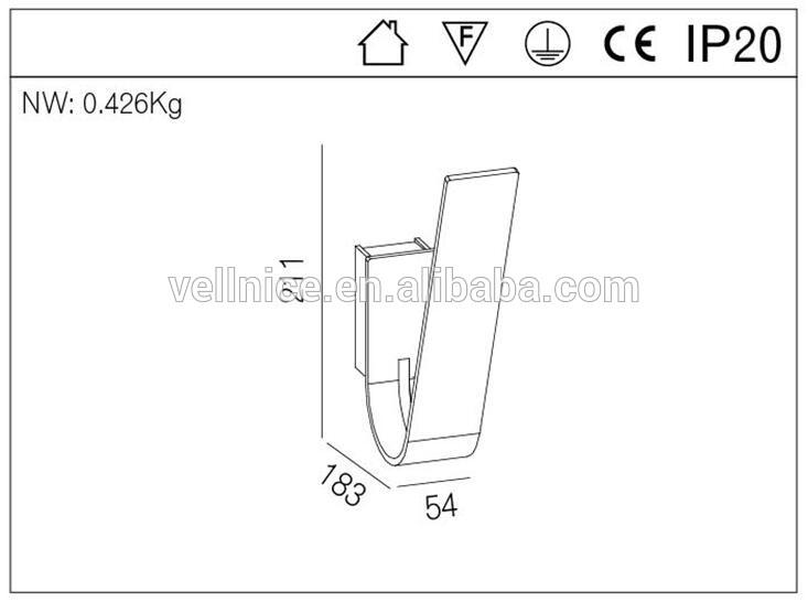 3W Unique Design Ultra Mini Bedroom wall light