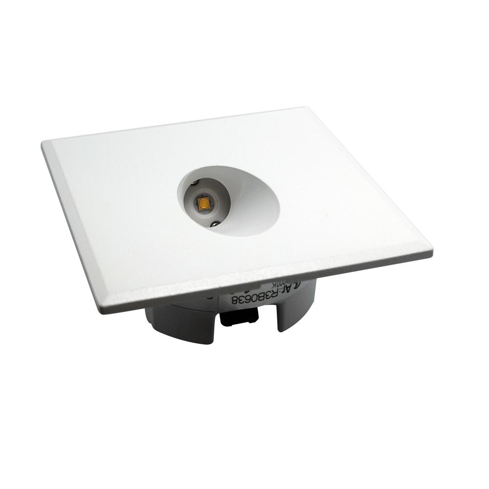 IP20 3W Wall Recessed Indoor LED Step Light 