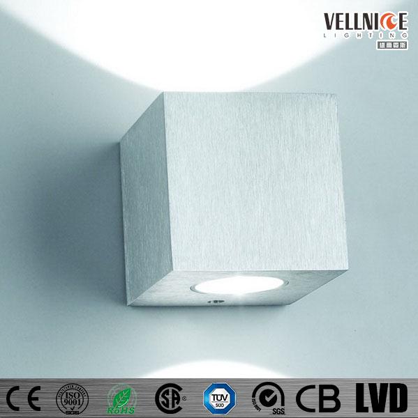 2w square ip20 indoor lighting wall lights