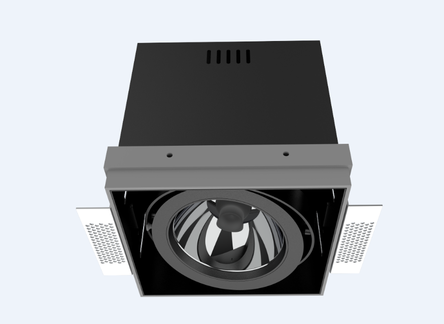 Gimbal recessed downlight